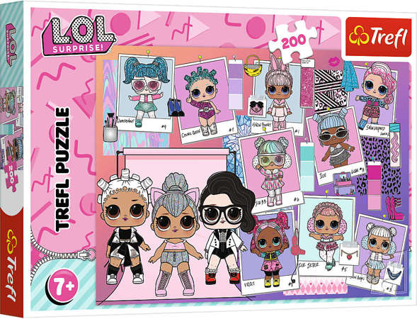 Puzzle 200 Elemente Sweet Dolls L.O.L. Überraschung!