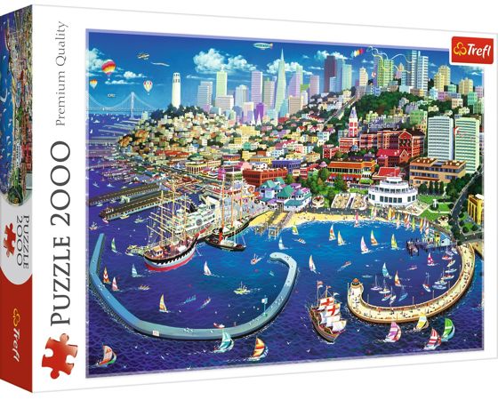 Puzzle 2000 Elemente, San Francisco Bay, Trefl 27107