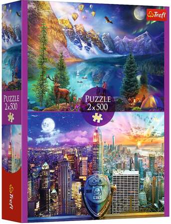 Puzzle 2x500 Tour of America Trefl 