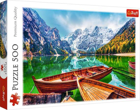 Puzzle 500 Pragser Wildsee in Italien Trefl Premium Qualität