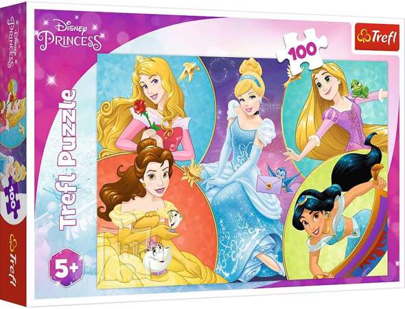 Puzzle Disney Meet the Lovely Princesses 100 Teile