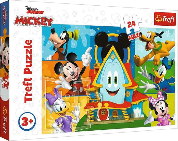 Puzzle Maxi 24 Teile Mickey Mouse und Freunde