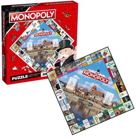 Puzzle Monopoly Edition Torun Board 1000 Elemente Winning Moves