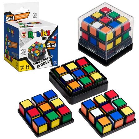 Rubik's Cube 5in1 Rubik's Roll 5 Spiele Reiseversion