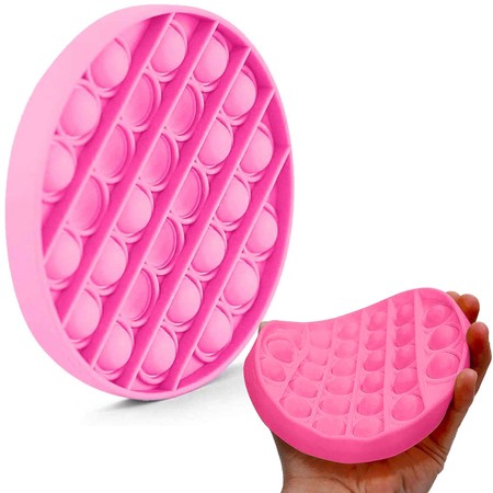 Sensorisches Anti-Stress-Spielzeug Push it Pop it wheel magenta 