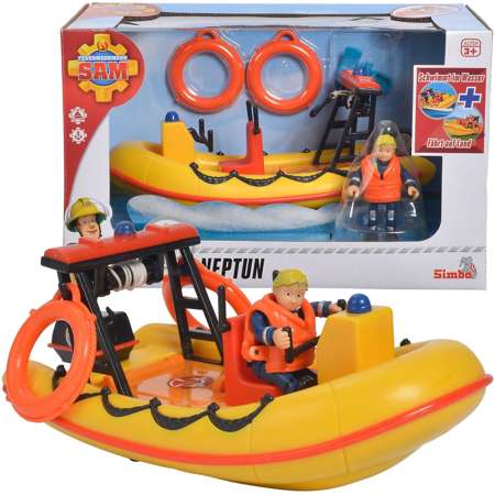 Simba Fireman Sam Rettungsboot Neptun Neptun Motorboot+Penny Figur+Zubehör