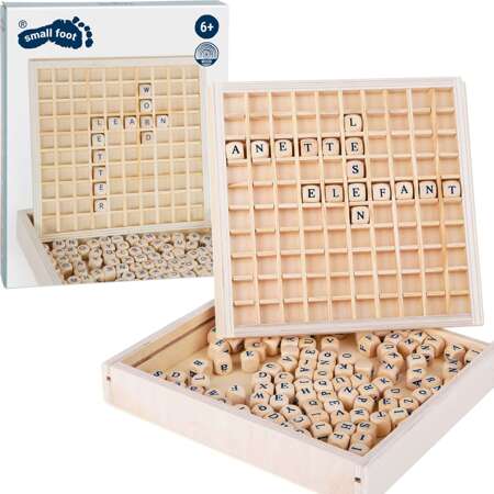 Small Foot Educate Buchstaben und Wörter Lernspielzeug aus Holz