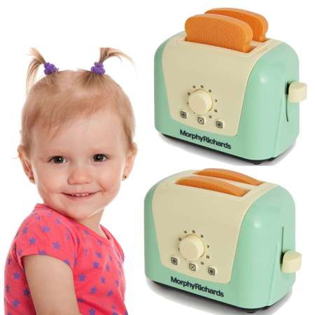 Spielzeug-Toaster für Kinder Toast-Set Zubehör Morphy Richards Casdon