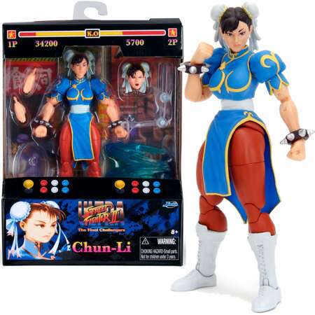 Street Fighter Chun-Li Collector's Figur street fighter beweglich + Zubehör