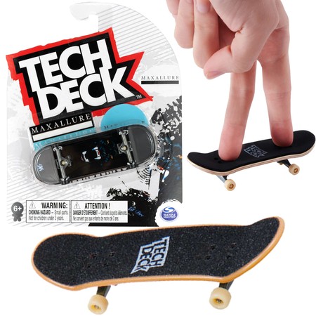 Tech Deck Fingerboard Skateboard Maxallure Panter + Aufkleber