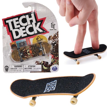 Tech Deck Fingerboard Skateboard Sandlot Times Tigger + Aufkleber