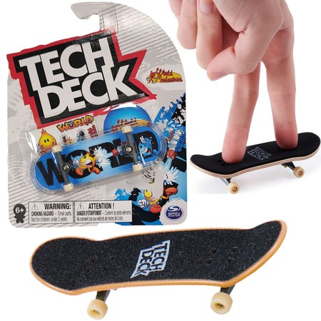 Tech Deck Griffbrett World Industries WORLD Skateboard + Aufkleber