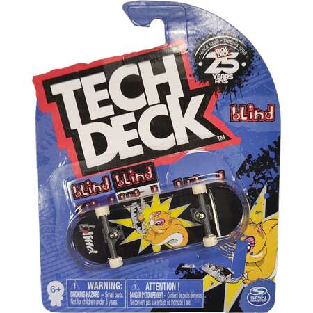 Tech Deck fingerboard skateboard Blind Squirrel + Aufkleber