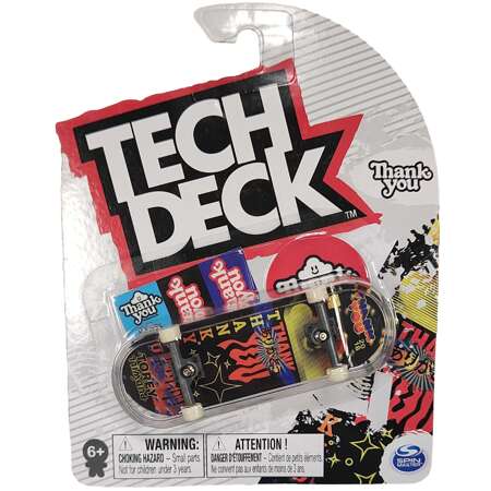 Tech Deck fingerboard skateboard Thank You Torey Pudwill + Aufkleber