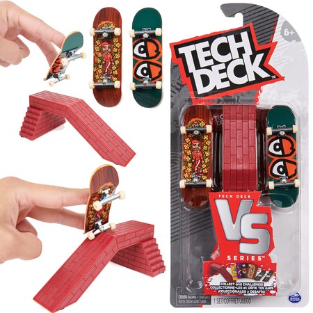 Tech Deck griffbrett Krooked VS Series Satz von 2 Skateboards und Treppen