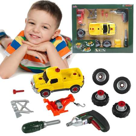 Theo Klein Bosch Car Tuning Set Ixolino II Akkuschrauber Auto Kinder Spielzeug