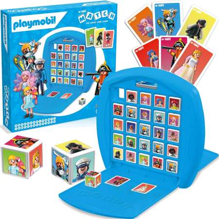 Top Trumps Match Playmobil strategisches Partyspiel blau