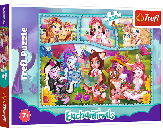 Trefl 13261 Puzzle 200 Enchantimals Erstaunliche Welt 7+