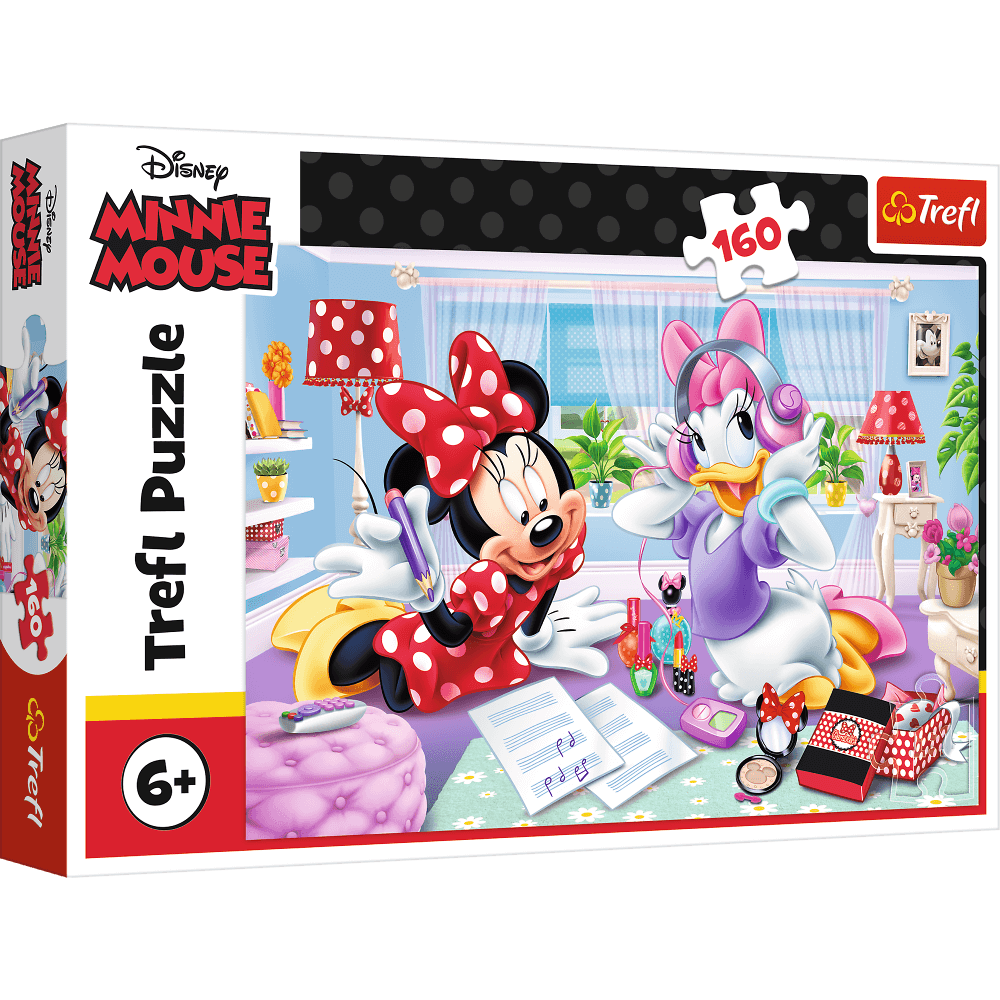 Trefl 15373 Puzzle 160 Minnie Ein Tag mit einem Freund