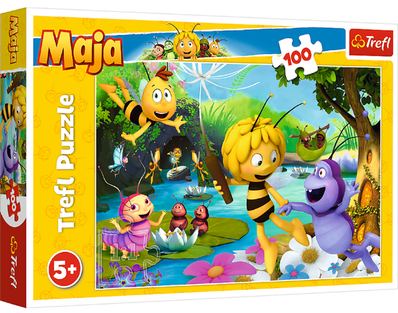 Trefl 16361 Puzzle 100 Biene Maja und Freunde 5+