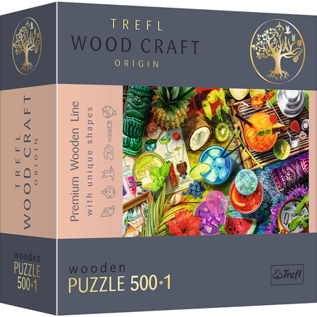 Trefl Holzpuzzle Bunte Cocktails 500 Elemente