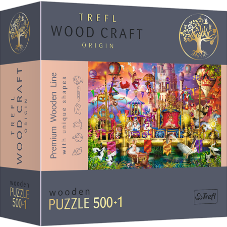 Trefl Holzpuzzle Magische Welt 500 Elemente