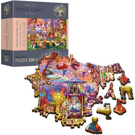 Trefl Holzpuzzle Magische Welt 500 Elemente