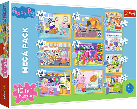 Trefl Puzzle 10in1 Treffen Sie Peppa Pig