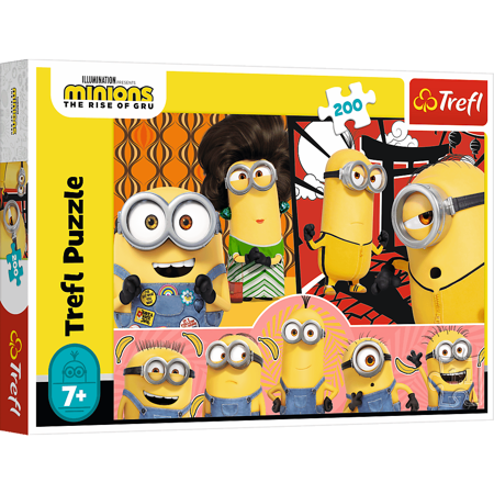 Trefl Puzzle 200 Minions in Aktion