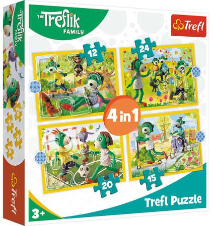 Trefl Puzzle 4in1 Der gemeinsame Spaß der Trefliks