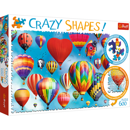 Trefl Puzzle Crazy Shapes Bunte Luftballons 600 Elemente