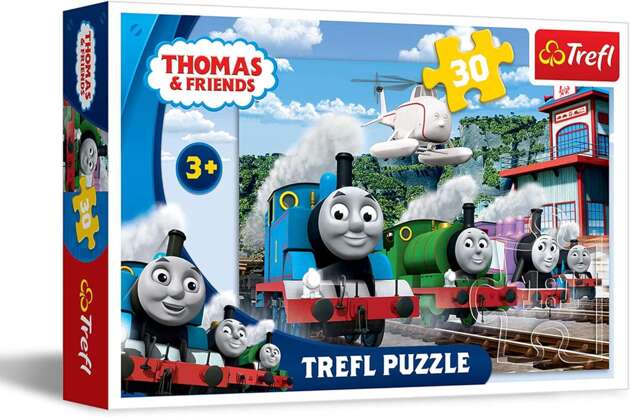 Trefl Puzzle Thomas & seine Freunde Bahnrennen 30 Elemente