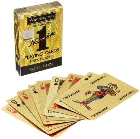 Waddingtons Nein. 1 Gold Deck Deck mit 54 Karten
