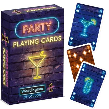 Waddingtons Party 54 Spielkarten klassisches Deck Homecoming Winning Moves