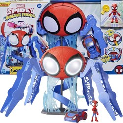 Spiderman Marvel Spidey und die Super-Pyjamas Hauptquartier + Auto und Figur