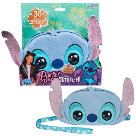 Purse Pets Disney Lilo und Stitch Blau Interaktive Tasche mit beweglichen Augen + Sound 5+ Spin Master