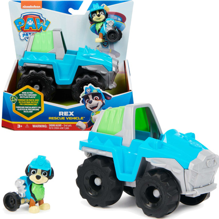 Paw Patrol 2in1 Rex Set Fahrzeug Cars + Hundefigur eco