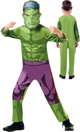 Marvel Avengers Hulk Karnevalskostüm grün Verkleidung 110-116 cm (5-6 Jahre)