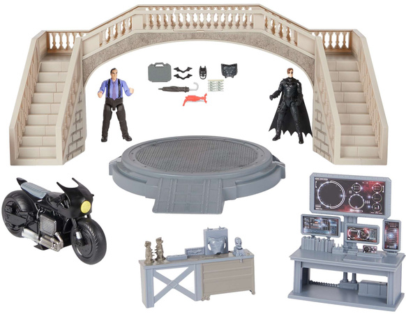 Das Batman Batcave Set Pinguin Pinguin Figuren und Fahrzeug