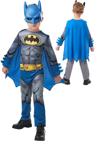 DC Comics Batman Karnevalskostüm schwarz Verkleidung 110-116 cm (5-6 Jahre)