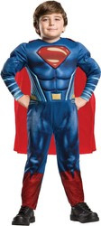 DC Comics Justice League Superman Deluxe Karnevalskostüm Rot Verkleidet 98-104 cm (3-4 Jahre)