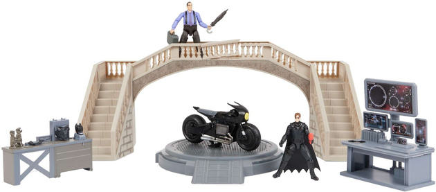 Das Batman Batcave Set Pinguin Pinguin Figuren und Fahrzeug