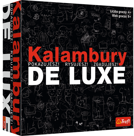 De Luxe Trefl Wortspiele Zeigen, ziehen, raten Gesellschaftsspiel