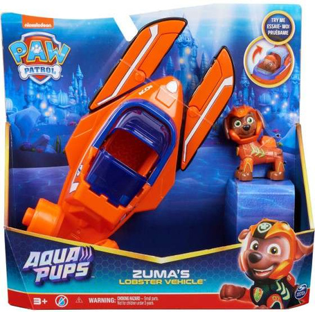 Paw Patrol 2in1 Zuma Lobster Aqua Pups Set Unterwasserfahrzeug + Figur
