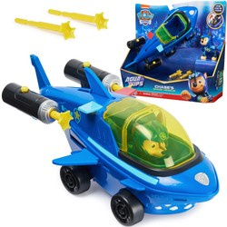 Spin Master Paw Patrol Aqua Pups Hai-Fahrzeug-Set mit Chase-Figur