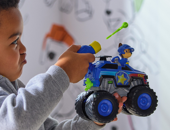 Paw Patrol Rescue Wheels blau Geländewagen mit Chase Figur 6cm