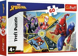 Marvel Puzzle 60 Teile Spiderman im Netz