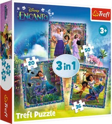 Puzzle 3in1 Heroes of the Magic Encanto 106 Teile